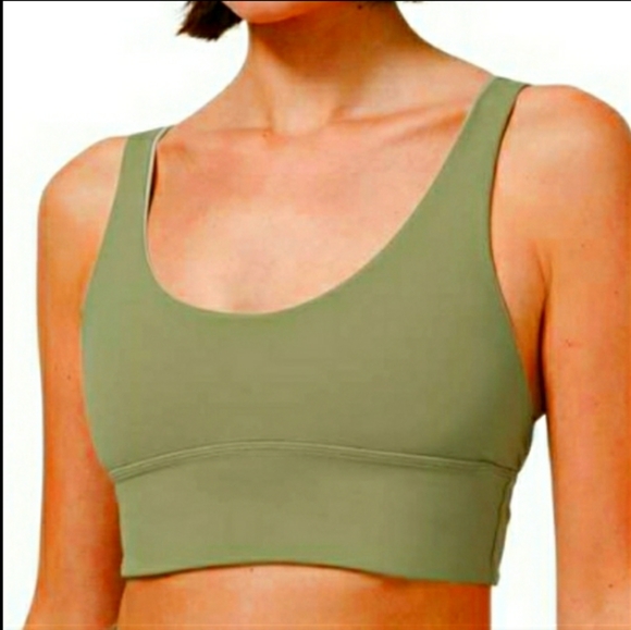 Lululemon Align Reversible Bra *Light Support A/B Cups 2021 Maldives Green Sz 4 - Picture 10 of 11